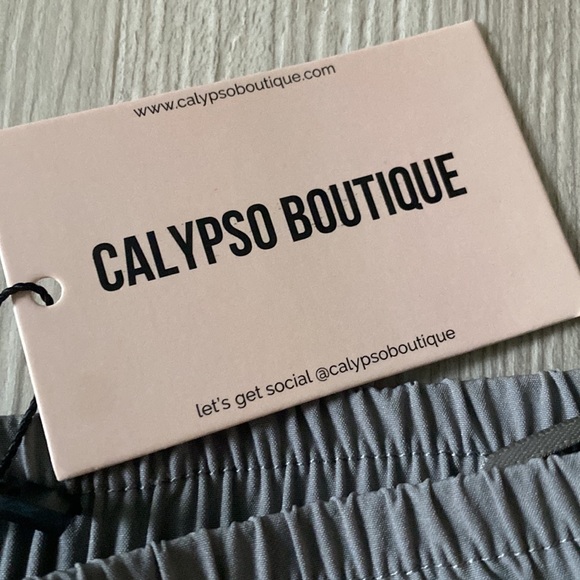 Women’s Charcoal Grey Parachute Pants- Small - Picture 4 of 5